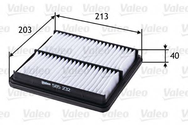 VALEO 585232 Воздушный фильтр