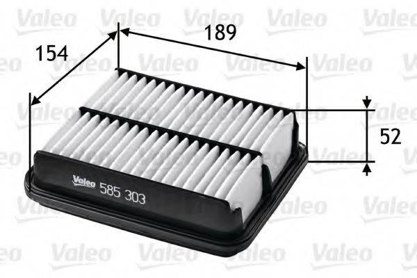 VALEO 585303 Воздушный фильтр