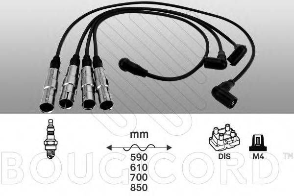 Комплект проводов зажигания BOUGICORD 9875