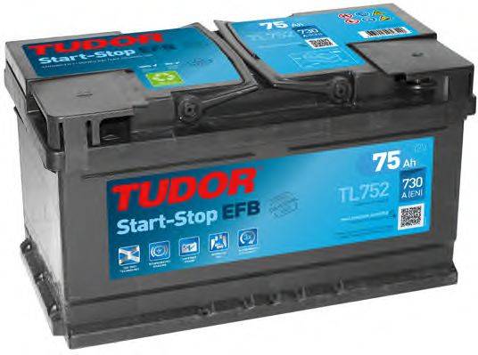 TUDOR TL752 Стартерная аккумуляторная батарея; Стартерная аккумуляторная батарея