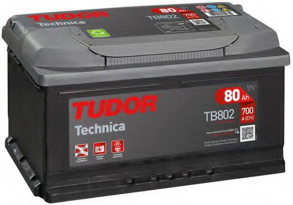 TUDOR TB802 Стартерна акумуляторна батарея; Стартерна акумуляторна батарея