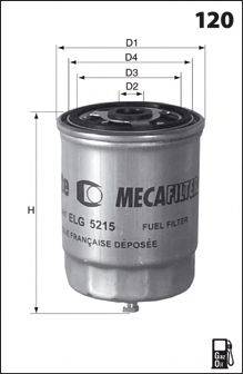 MECAFILTER ELG5419 Топливный фильтр