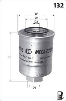 MECAFILTER ELG5229 Паливний фільтр