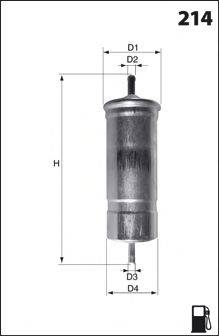 MECAFILTER E13 Топливный фильтр
