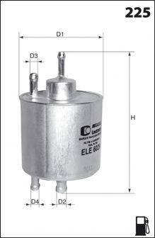 MECAFILTER ELE6028 Топливный фильтр