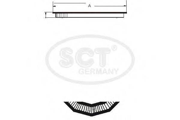 SCT GERMANY SB231 Воздушный фильтр