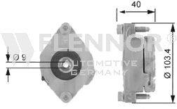 FLENNOR FA99010 Натяжная планка, поликлиновой ремень