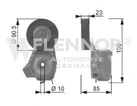 Натяжна планка, полікліновий ремінь FLENNOR FA99071