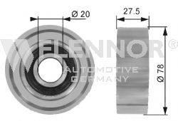FLENNOR FU21905 Паразитный / ведущий ролик, поликлиновой ремень