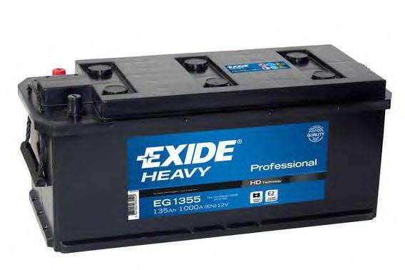 EXIDE EG1355 Стартерная аккумуляторная батарея; Стартерная аккумуляторная батарея
