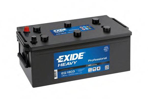 EXIDE EG1803 Стартерная аккумуляторная батарея; Стартерная аккумуляторная батарея