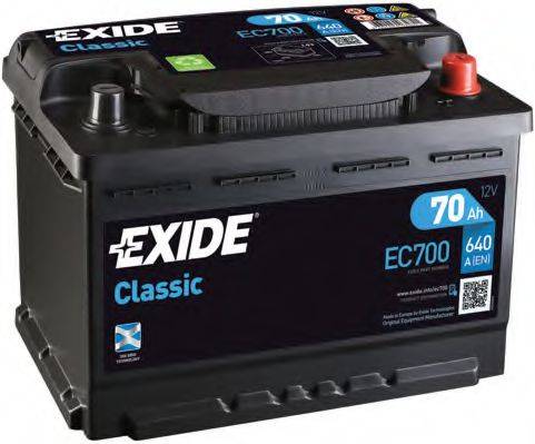 Стартерна акумуляторна батарея; Стартерна акумуляторна батарея EXIDE EC700