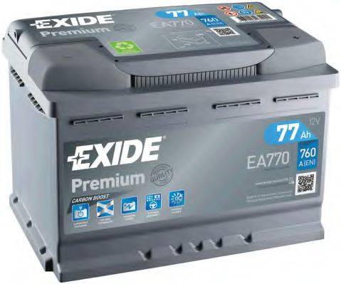 EXIDE EA770 Стартерна акумуляторна батарея; Стартерна акумуляторна батарея