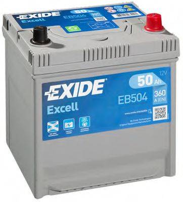EXIDE EB504 Стартерная аккумуляторная батарея; Стартерная аккумуляторная батарея