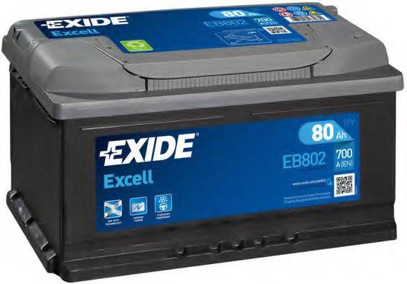 EXIDE EB802 Стартерная аккумуляторная батарея; Стартерная аккумуляторная батарея