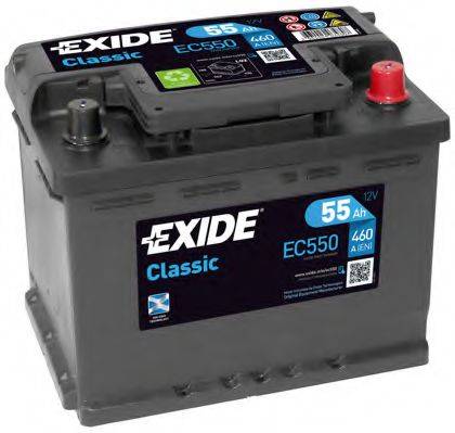 EXIDE EC550 Стартерная аккумуляторная батарея; Стартерная аккумуляторная батарея
