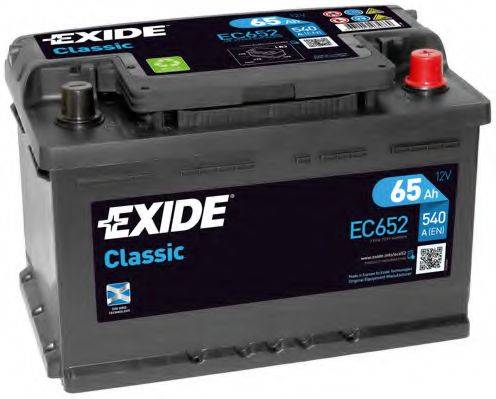 EXIDE EC652 Стартерная аккумуляторная батарея; Стартерная аккумуляторная батарея