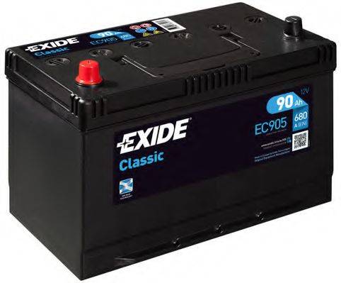 Стартерна акумуляторна батарея; Стартерна акумуляторна батарея EXIDE _EC905