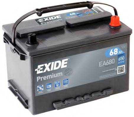 EXIDE EA680 Стартерная аккумуляторная батарея; Стартерная аккумуляторная батарея