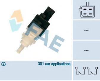 FAE 24413 Выключатель фонаря сигнала торможения; Выключатель, привод сцепления (Tempomat); Выключатель, привод сцепления (управление двигателем)