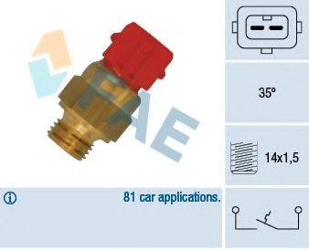 FAE 35871 термовыключатель, сигнальная лампа охлаждающей жидкости