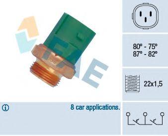 FAE 38165 Термовыключатель, вентилятор радиатора