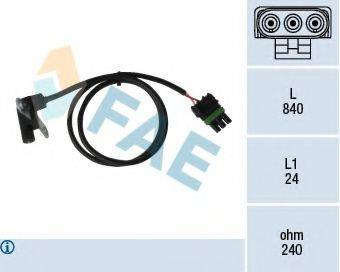 FAE 79025 Датчик импульсов; Датчик импульсов, маховик; Датчик частоты вращения, управление двигателем
