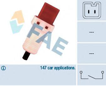 FAE 24896 Выключатель фонаря сигнала торможения; Выключатель, привод сцепления (Tempomat)