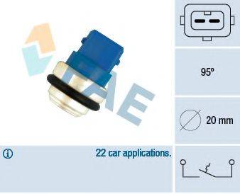 FAE 35635 термовыключатель, сигнальная лампа охлаждающей жидкости