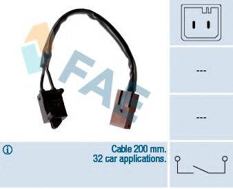 FAE 24906 Выключатель фонаря сигнала торможения; Выключатель, привод сцепления (Tempomat); Выключатель, привод сцепления (управление двигателем)