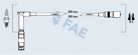 FAE 85051 Комплект проводов зажигания