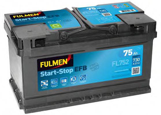 Стартерна акумуляторна батарея; Стартерна акумуляторна батарея FULMEN FL752