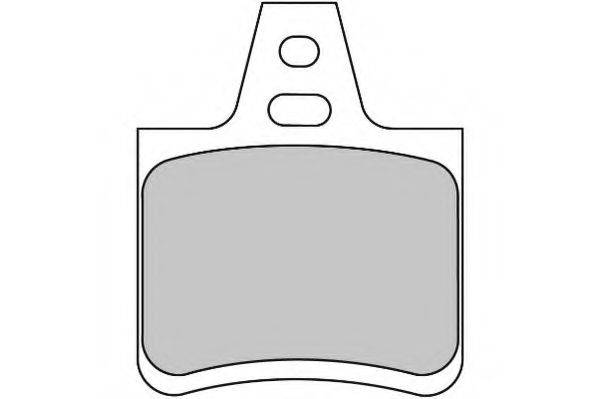 NECTO FD6741A Комплект тормозных колодок, дисковый тормоз