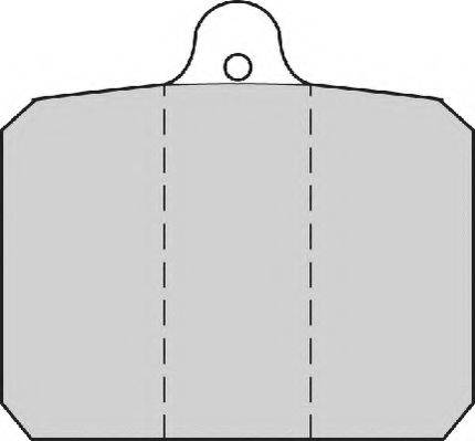 Комплект тормозных колодок, дисковый тормоз NECTO FD6331A