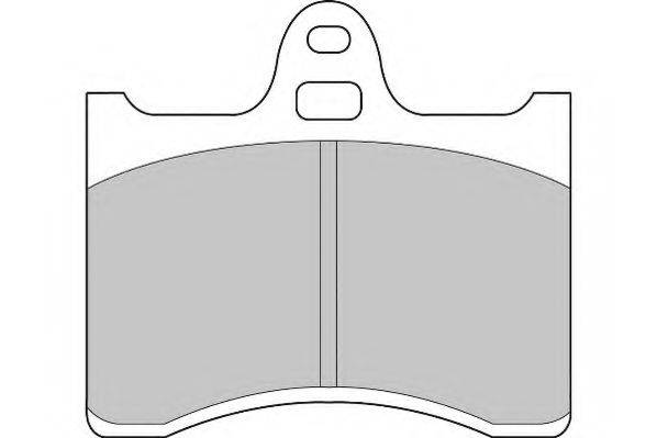 NECTO FD816A Комплект тормозных колодок, дисковый тормоз