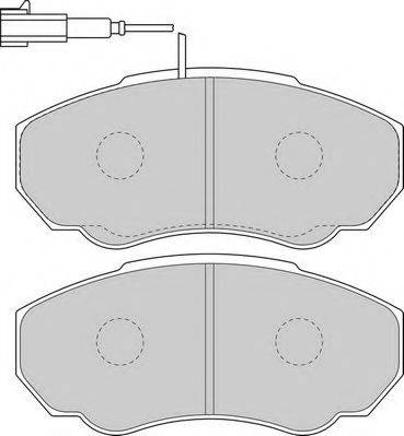NECTO FD6895V Комплект тормозных колодок, дисковый тормоз