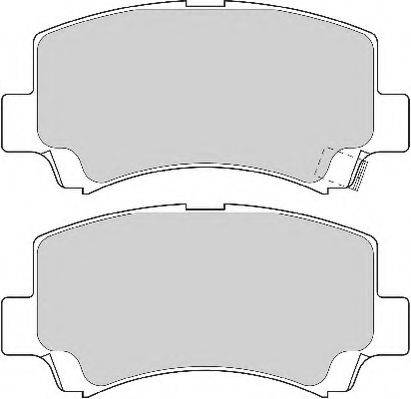 NECTO FD6912A Комплект тормозных колодок, дисковый тормоз