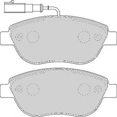 NECTO FD6917A Комплект тормозных колодок, дисковый тормоз