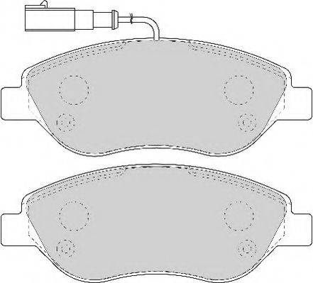 NECTO FD6918A Комплект тормозных колодок, дисковый тормоз