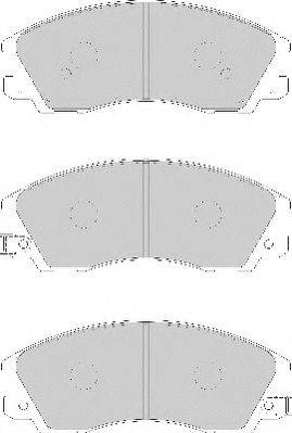 Комплект тормозных колодок, дисковый тормоз NECTO FD7127A