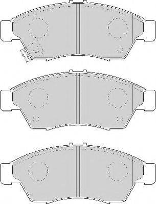Комплект тормозных колодок, дисковый тормоз NECTO FD7023A