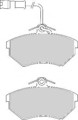 Комплект тормозных колодок, дисковый тормоз NECTO FD6602N
