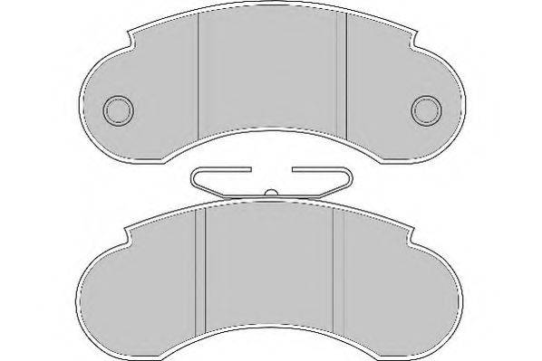 Комплект тормозных колодок, дисковый тормоз NECTO FD685N