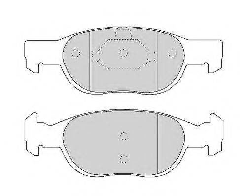 Комплект тормозных колодок, дисковый тормоз NECTO FD6730N