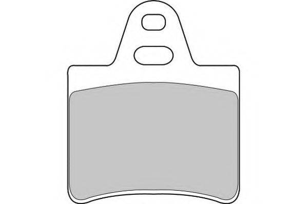 NECTO FD150N Комплект тормозных колодок, дисковый тормоз