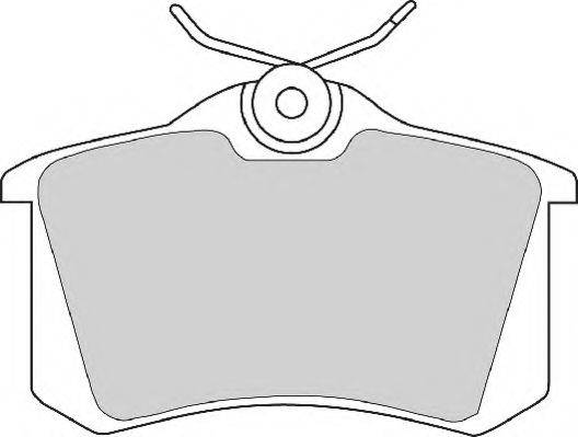 Комплект тормозных колодок, дисковый тормоз NECTO FD6354N