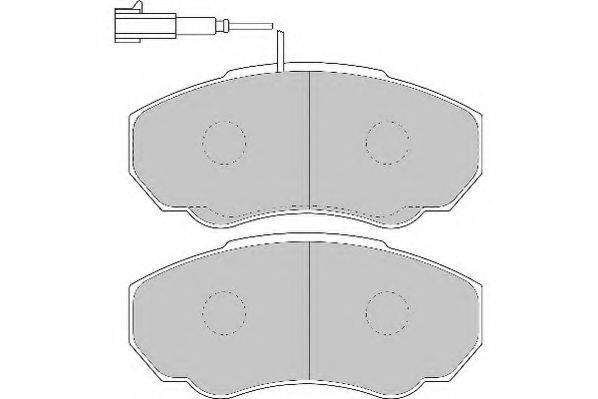 Комплект тормозных колодок, дисковый тормоз NECTO FD6895N