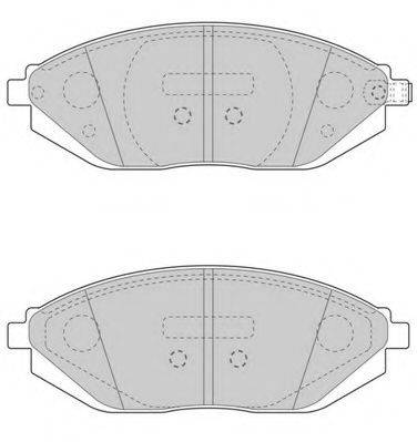 Комплект тормозных колодок, дисковый тормоз NECTO FD7618A