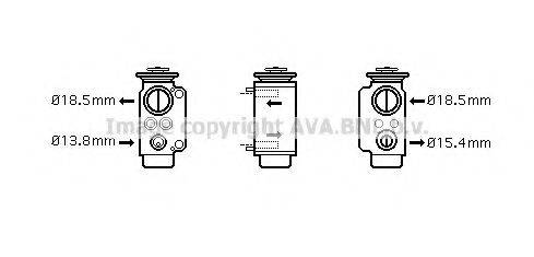 AVA QUALITY COOLING BW1240 Расширительный клапан, кондиционер