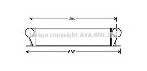 AVA QUALITY COOLING BW4253 Интеркулер
